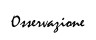 Osservazione
