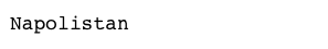 Napolistan